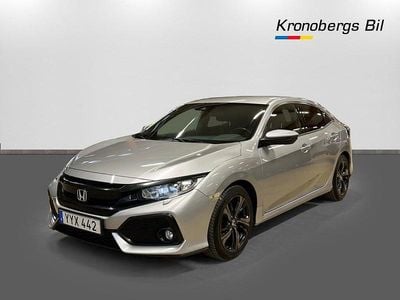 Silver Begagnad 2018 Honda Civic Elegance Halvkombi | 149 500 kr (Bra pris)