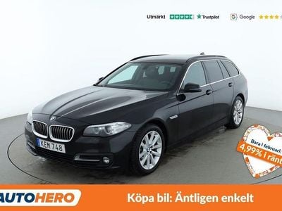 Begagnad BMW 520 192 HK (141 kW) 2015 Svart Kombi
