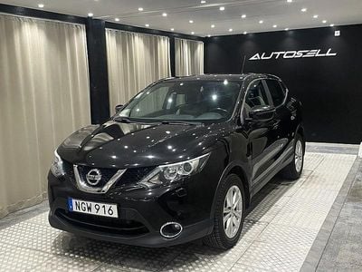 Svart Begagnad 2017 Nissan Qashqai SUV | 144 900 kr (Marknadspris)