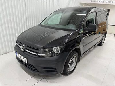 Svart Begagnad 2018 VW Caddy Maxi Minibuss | 177 500 kr (Dyr)