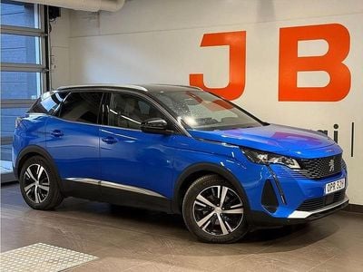 Blå Begagnad 2021 Peugeot 3008 GT SUV | 269 900 kr (Marknadspris)