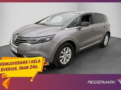 Grå Begagnad 2017 Renault Espace Zen Minibuss | 219 800 kr (Marknadspris)