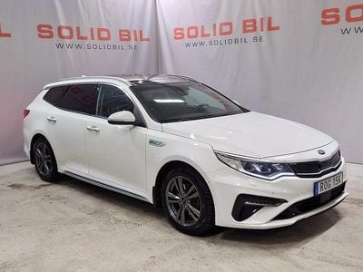 Begagnad Kia Optima Advance 205 HK (150 kW) 2019 Vit Kombi