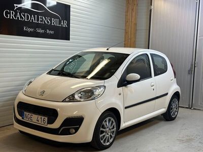 begagnad Peugeot 107 5-d 1.0 M-VÄRME/LÅGAMIL/FULLSERVAD/SoV