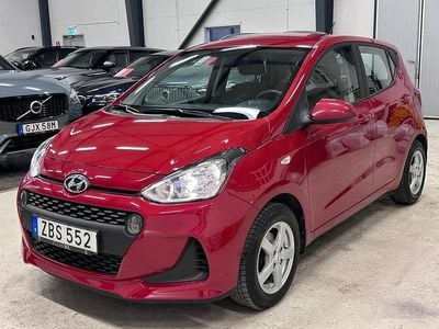 Begagnad Hyundai i10 67 HK (49 kW) 2017 Röd Halvkombi