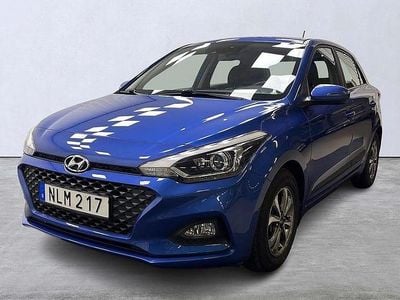 Blå Begagnad 2018 Hyundai i20 Halvkombi | 144 900 kr (Marknadspris)