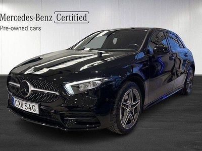 Svart Begagnad 2022 Mercedes A250 | 299 000 kr (Marknadspris)