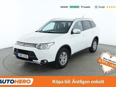Begagnad Mitsubishi Outlander P-HEV 205 HK (150 kW) 2015 Vit SUV