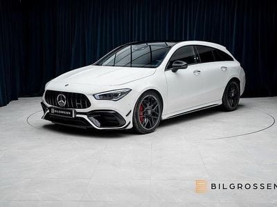 Begagnad Mercedes CLA45 AMG Exclusive 422 HK (310 kW) 2021 Vit Kombi