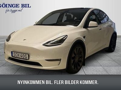Begagnad Tesla Model Y Performance 392 kW (534 HK) 2023 Vit SUV