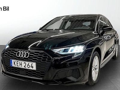 Svart Begagnad 2022 Audi A3 Sportback Proline Halvkombi | 229 000 kr (Marknadspris)