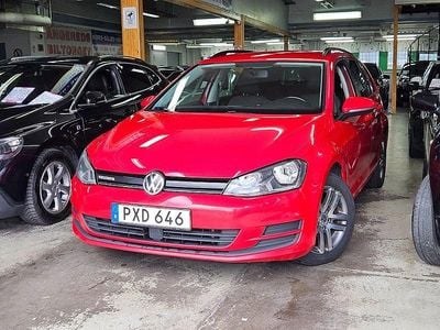 Begagnad VW Golf VII 110 HK (80 kW) 2015 Röd Kombi