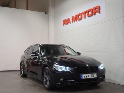 Svart Begagnad 2015 BMW 318 Sport Line Kombi | 139 900 kr (Marknadspris)