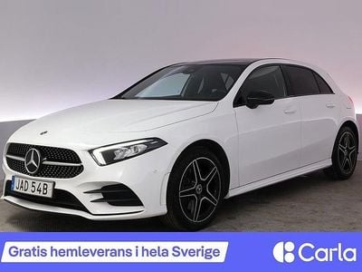 Vit Begagnad 2022 Mercedes A250 AMG Halvkombi | 335 900 kr (Lite dyr)