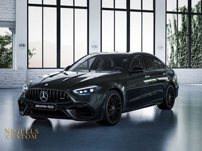Grå Begagnad 2024 Mercedes C63 S E Performance AMG Sedan | 949 000 kr