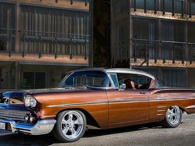 Begagnad Chevrolet Impala 430 HK (316 kW) 1958 Tvåfärgad; kopparbrun/ljus champagne