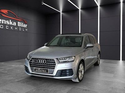 Begagnad Audi Q7 S-Line 218 HK (160 kW) 2015 Silver SUV
