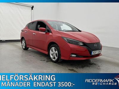 Röd Begagnad 2023 Nissan Leaf Halvkombi | 184 990 kr (Bra pris)