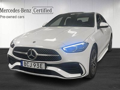Vit Begagnad 2024 Mercedes C300e AMG Sedan | 499 000 kr (Bra pris)