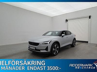 Begagnad Polestar 2 Standard Range Single Motor 200 kW (272 HK) 2022 Silver Halvkombi