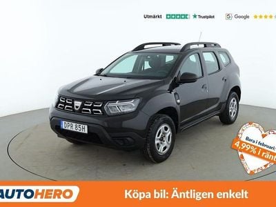 Svart Begagnad 2022 Dacia Duster Comfort SUV | 142 000 kr (Marknadspris)