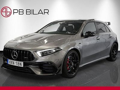 Mörkgrå Begagnad 2021 Mercedes A45 AMG AMG Halvkombi | 514 900 kr (Marknadspris)