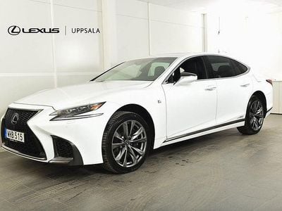 Begagnad Lexus LS500h Sport Line 358 HK (263 kW) 2018 Vit Sedan