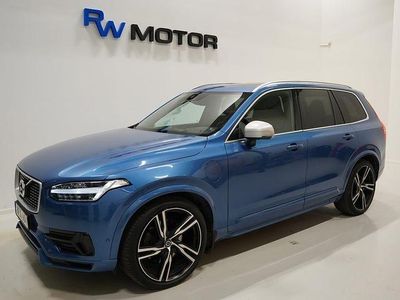 Blå Begagnad 2016 Volvo XC90 R-Design SUV | 419 900 kr (Lite dyr)