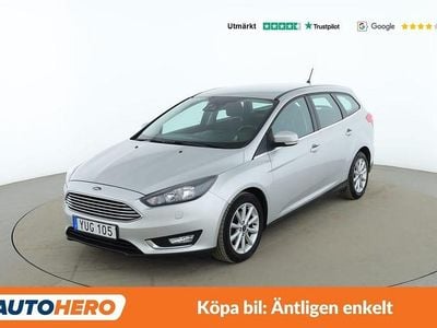 Grå Begagnad 2017 Ford Focus Titanium Kombi | 132 000 kr (Marknadspris)