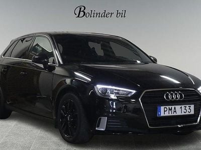 Begagnad Audi A3 Sportback Proline 150 HK (110 kW) 2017 Svart Halvkombi