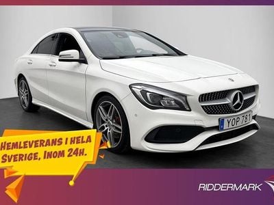 Vit Begagnad 2018 Mercedes 220 AMG Sportkupé | 239 900 kr (Lite dyr)