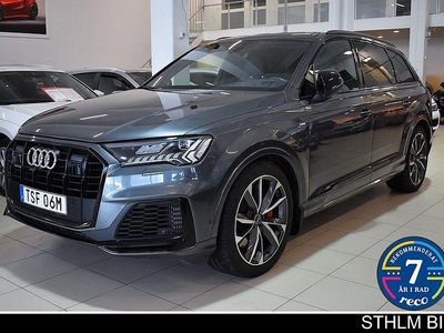 Grå Begagnad 2021 Audi Q7 S-Line SUV | 679 000 kr (Dyr)