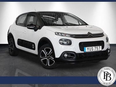 Vit Begagnad 2018 Citroën C3 Feel Halvkombi | 94 900 kr (Lite dyr)