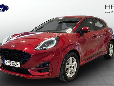 Röd Begagnad 2022 Ford Puma ST-Line SUV | 209 000 kr (Marknadspris)