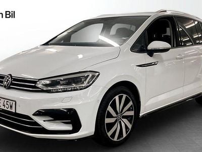Pure white Begagnad 2021 VW Touran Minibuss | 339 900 kr (Lite dyr)