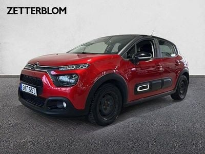 Begagnad Citroën C3 Feel 110 HK (80 kW) 2021 Röd Halvkombi