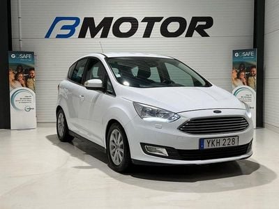Vit Begagnad 2017 Ford C-MAX Titanium Minibuss | 79 900 kr (Marknadspris)