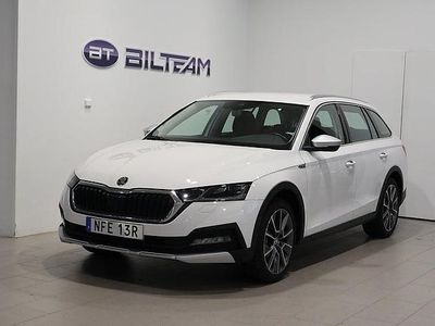 Candy white Begagnad 2022 Skoda Octavia Scout Kombi | 294 900 kr (Lite dyr)