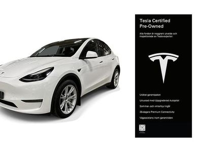 Vit Begagnad 2021 Tesla Model Y Long Range AWD SUV | 324 800 kr (Marknadspris)