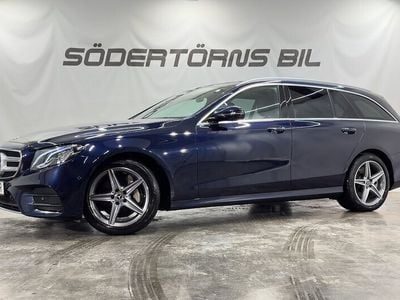 Begagnad Mercedes E300 AMG 306 HK (225 kW) 2019 Mörkblå Kombi