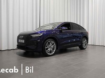 Blå (navarrablå metallic) Begagnad 2025 Audi Q4 Sportback e-tron S-Line SUV | 639 500 kr (Dyr)