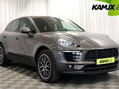 begagnad Porsche Macan S 3.0 PDK Sport chrono PASM Drag 18-vägstolar PDLS 2016, SUV