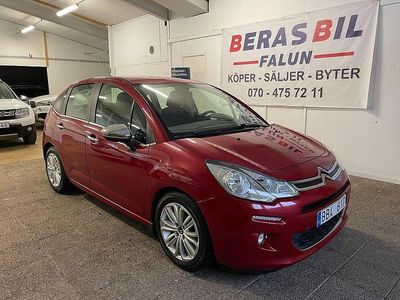 Röd Begagnad 2013 Citroën C3 PureTech Halvkombi | 54 900 kr (Marknadspris)