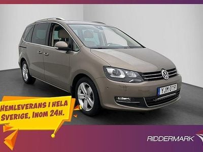 Begagnad VW Sharan 184 HK (135 kW) 2016 Ljusbrun Minibuss