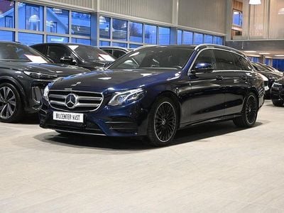 Blå Begagnad 2018 Mercedes E220 AMG Kombi | 319 000 kr (Marknadspris)