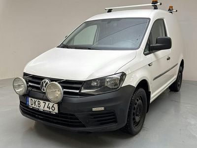 Begagnad VW Caddy 122 HK (89 kW) 2018 Vit Minibuss