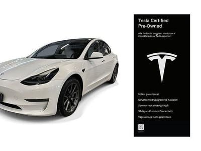 Vit Begagnad 2021 Tesla Model 3 Long Range AWD Sedan | 292 900 kr (Marknadspris)