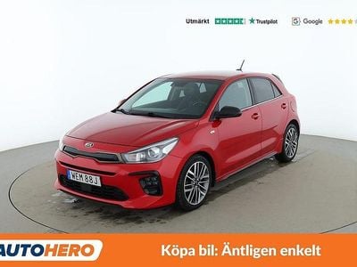 Begagnad Kia Rio Spirit 121 HK (88 kW) 2018 Röd Sedan