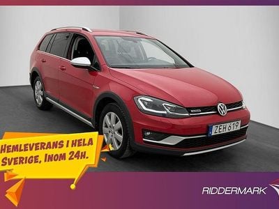 Begagnad VW Golf Alltrack 180 HK (132 kW) 2018 Röd Kombi