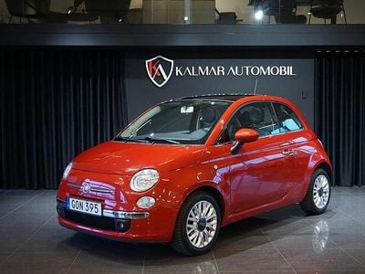 Begagnad Fiat 500 Lounge 69 HK (50 kW) 2015 Röd Halvkombi